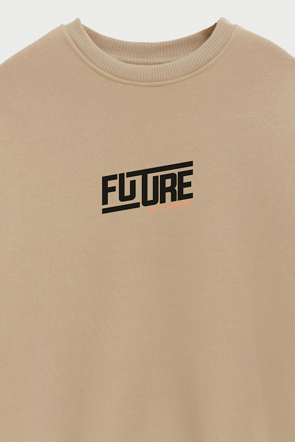 BUZO CREWNECK ESTAMPADO STREET MOOD FUTURE