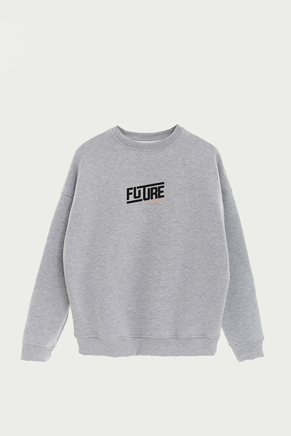 BUZO CREWNECK ESTAMPADO STREET MOOD FUTURE