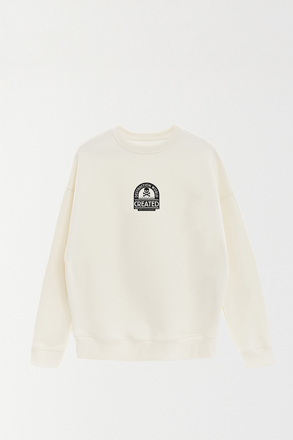 BUZO CREWNECK ESTAMPADO STREET MOOD DESTRUCTION