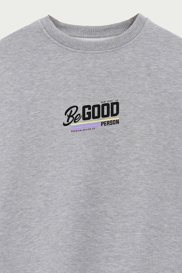 BUZO CREWNECK ESTAMPADO STREET MOOD BE GOOD