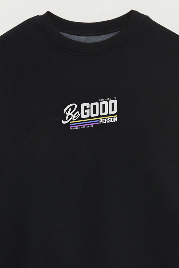 BUZO CREWNECK ESTAMPADO STREET MOOD BE GOOD
