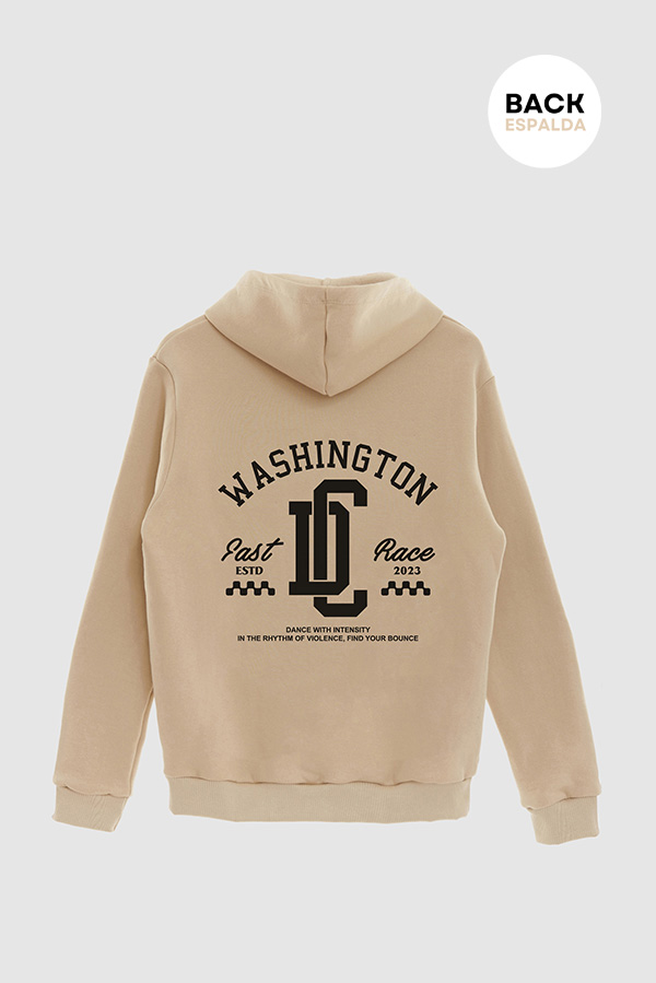 HOODIE ESTAMPADO URBAN WASHINGTON DC