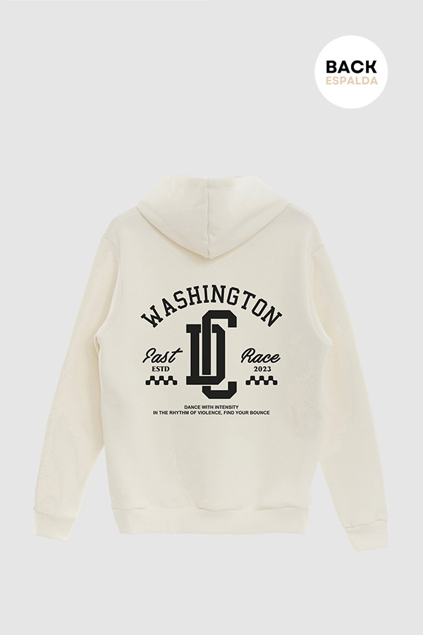 HOODIE ESTAMPADO URBAN WASHINGTON DC