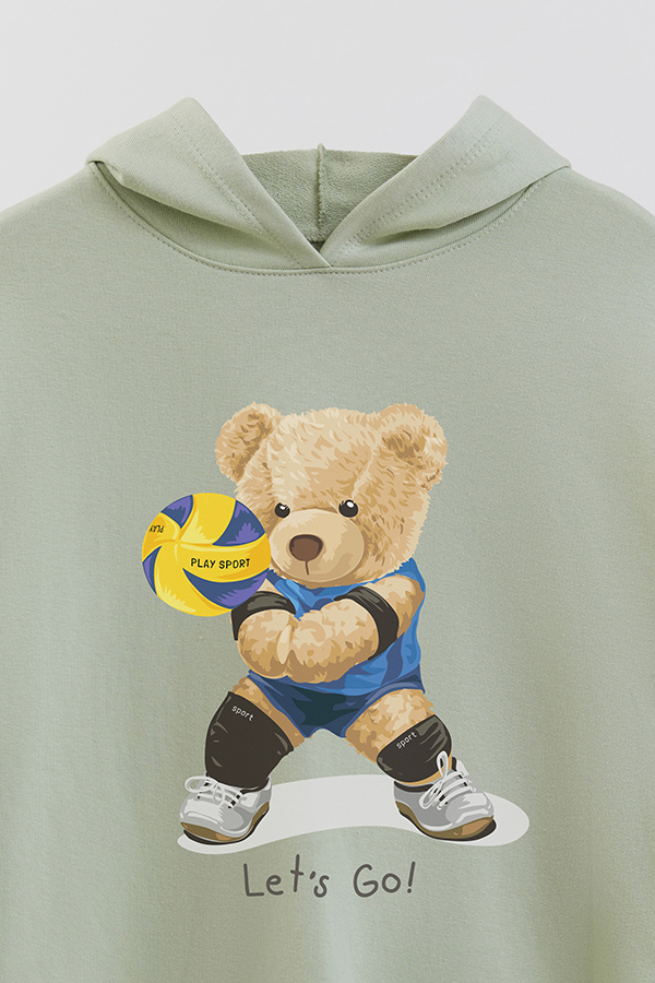 HOODIE RUSTICO BOY TEDDY LET'S GO