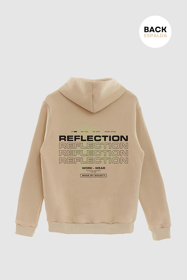 HOODIE ESTAMPADO URBAN REFLECTION