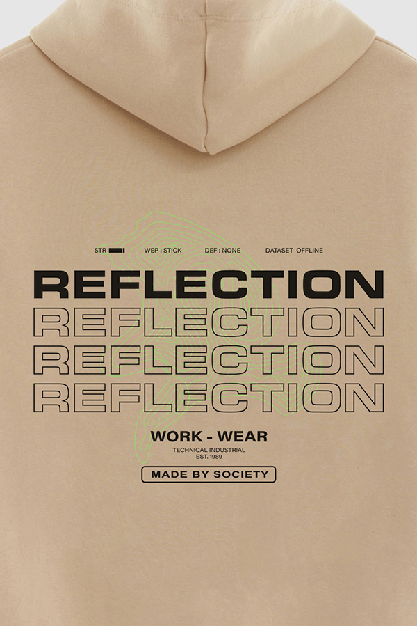 HOODIE ESTAMPADO URBAN REFLECTION