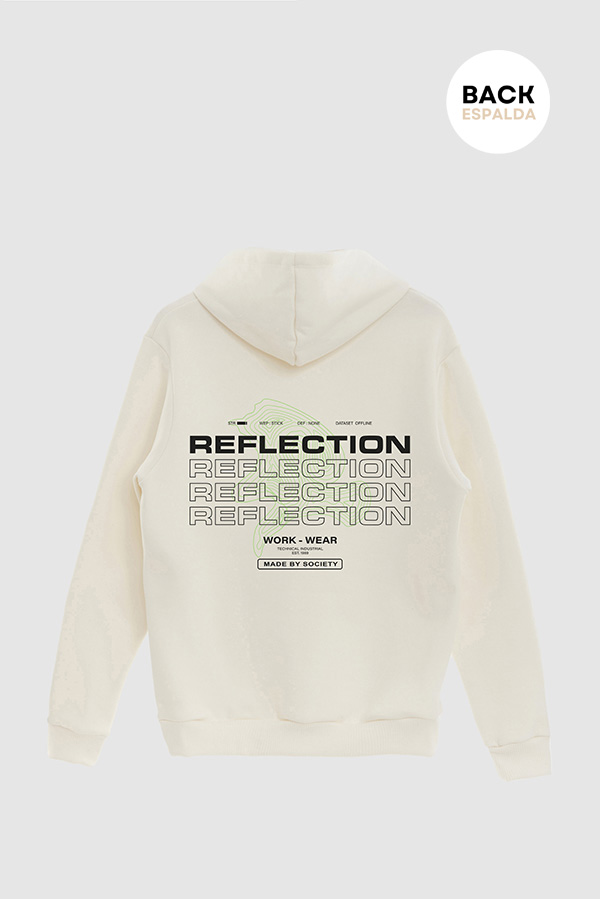 HOODIE ESTAMPADO URBAN REFLECTION