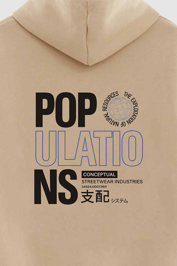 HOODIE ESTAMPADO URBAN POPULATION