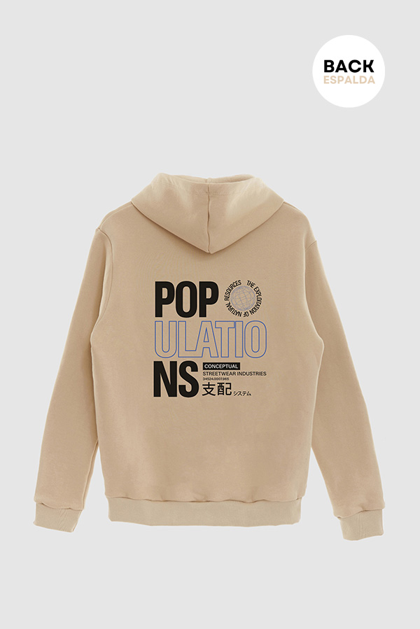 HOODIE ESTAMPADO URBAN POPULATION