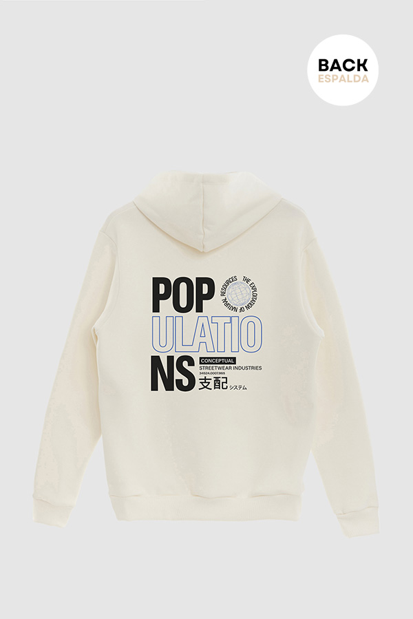 HOODIE ESTAMPADO URBAN POPULATION