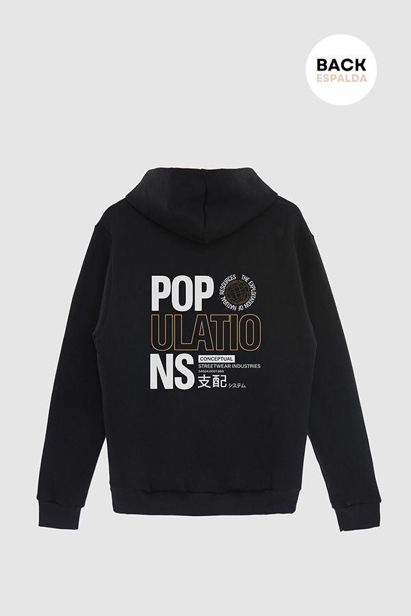 HOODIE ESTAMPADO URBAN POPULATION