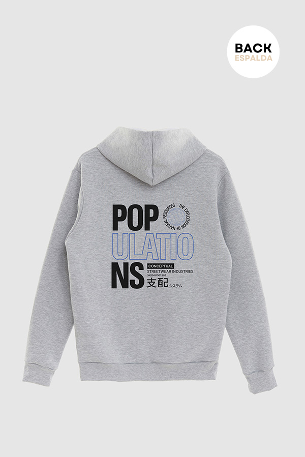 HOODIE ESTAMPADO URBAN POPULATION