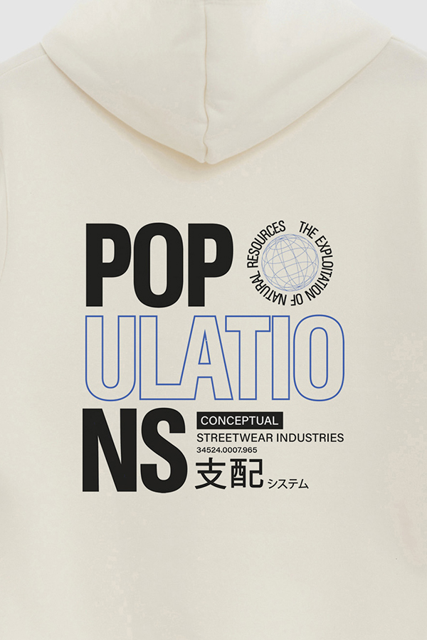 HOODIE ESTAMPADO URBAN POPULATION