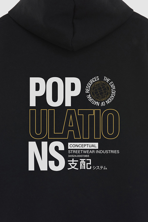 HOODIE ESTAMPADO URBAN POPULATION