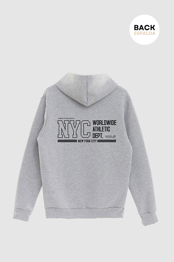 HOODIE ESTAMPADO URBAN NYC WORLDWIDE