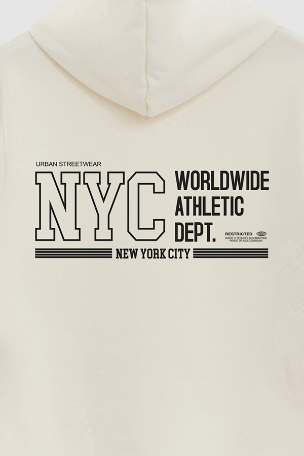 HOODIE ESTAMPADO URBAN NYC WORLDWIDE