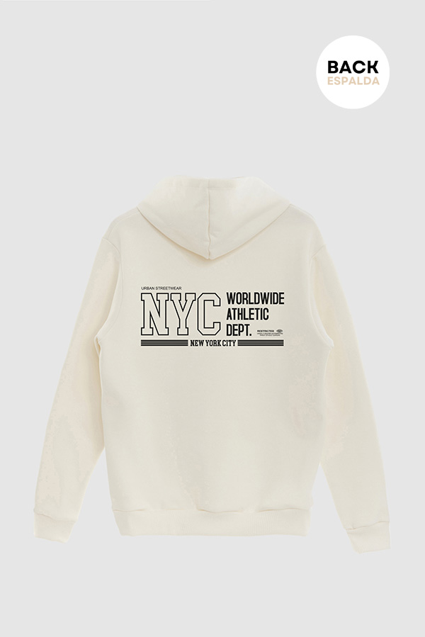 HOODIE ESTAMPADO URBAN NYC WORLDWIDE