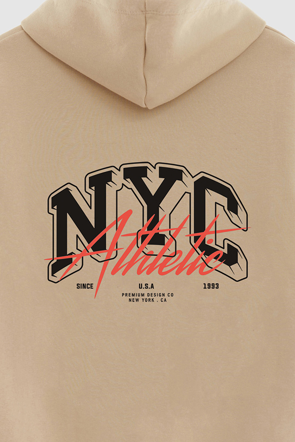 HOODIE ESTAMPADO URBAN NYC ATHLETIC