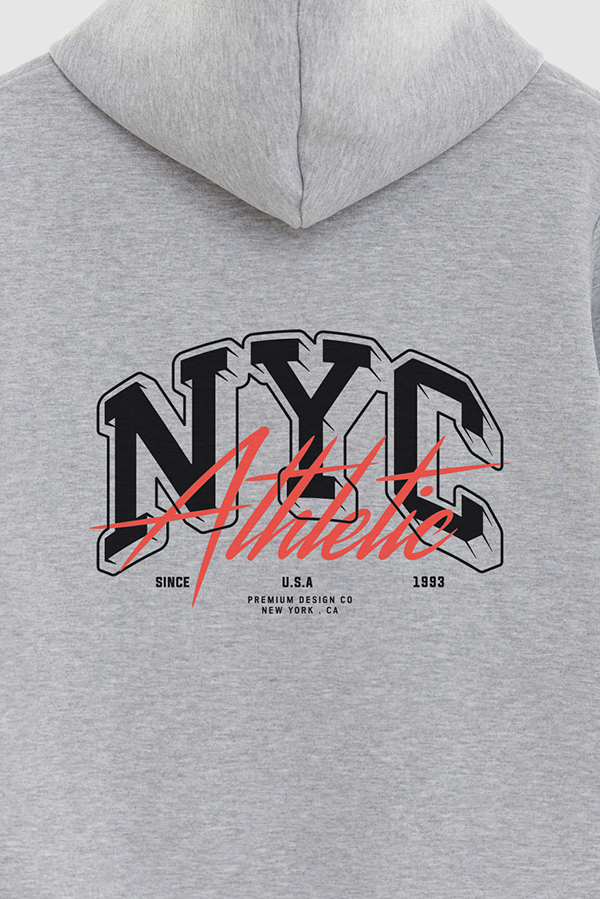 HOODIE ESTAMPADO URBAN NYC ATHLETIC