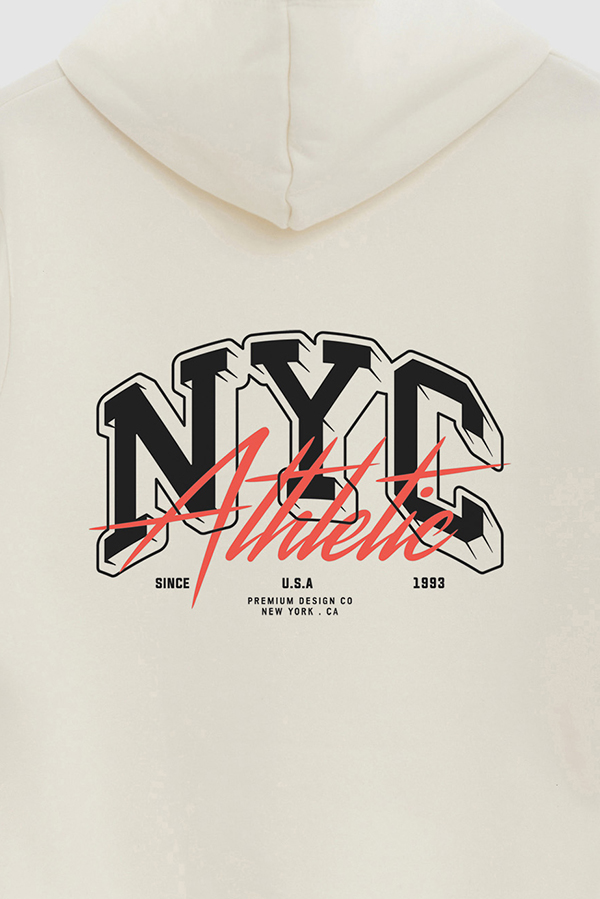 HOODIE ESTAMPADO URBAN NYC ATHLETIC
