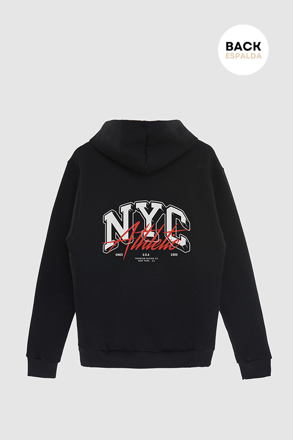 HOODIE ESTAMPADO URBAN NYC ATHLETIC