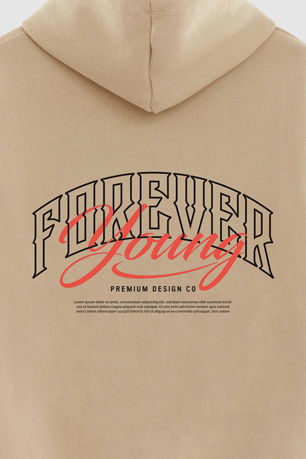 HOODIE ESTAMPADO URBAN FOREVER YOUNG