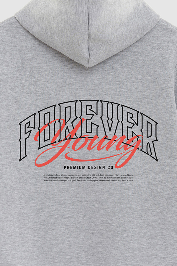 HOODIE ESTAMPADO URBAN FOREVER YOUNG