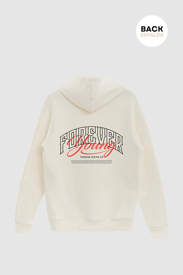 HOODIE ESTAMPADO URBAN FOREVER YOUNG