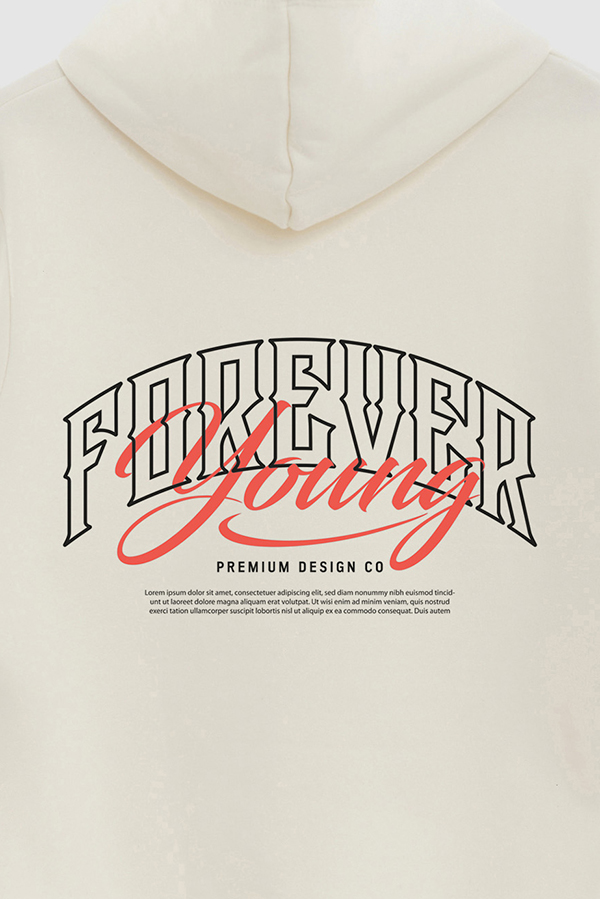 HOODIE ESTAMPADO URBAN FOREVER YOUNG