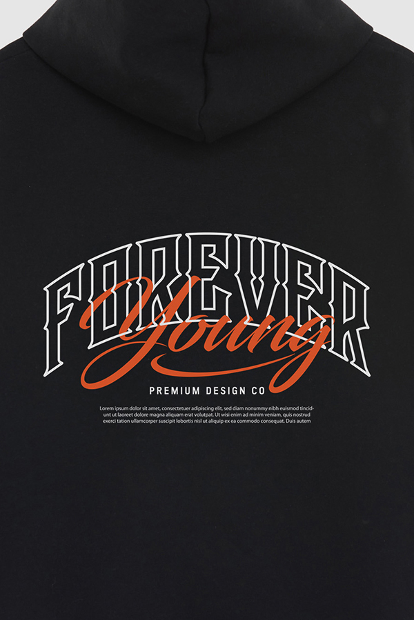 HOODIE ESTAMPADO URBAN FOREVER YOUNG