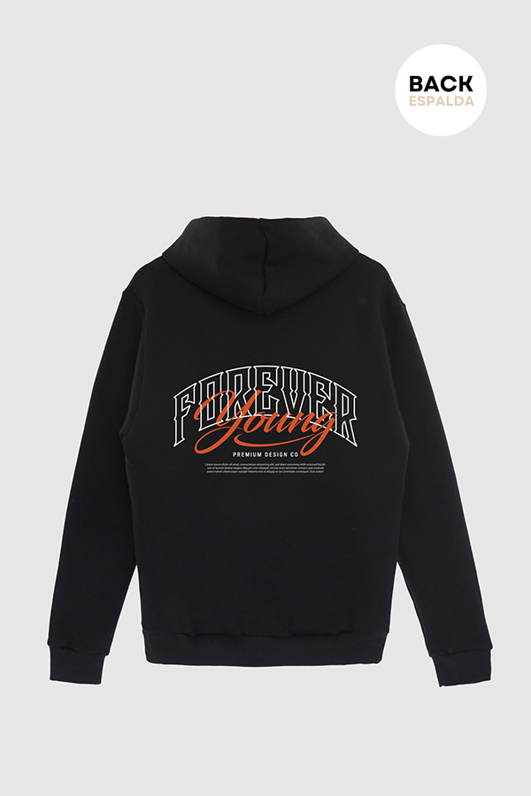 HOODIE ESTAMPADO URBAN FOREVER YOUNG