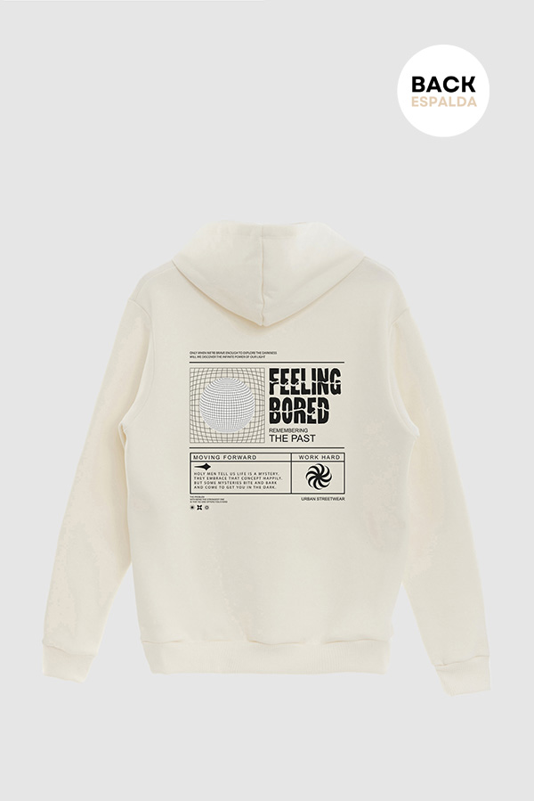 HOODIE ESTAMPADO URBAN FEELING BORED