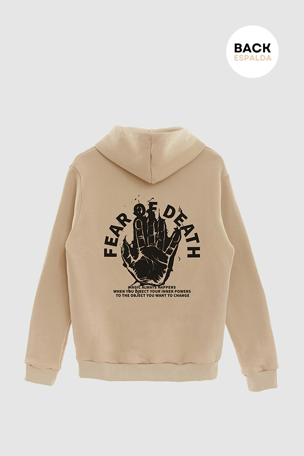 HOODIE ESTAMPADO URBAN FEAR OF DEATH
