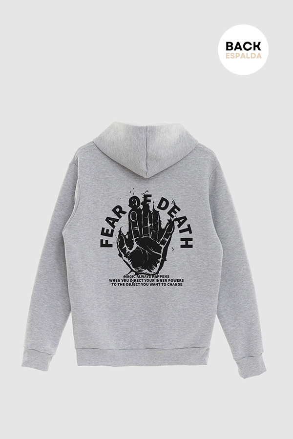 HOODIE ESTAMPADO URBAN FEAR OF DEATH