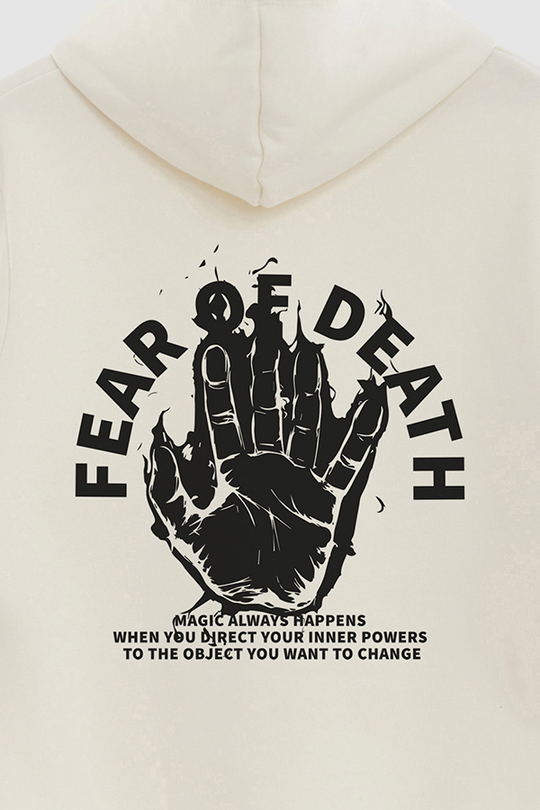 HOODIE ESTAMPADO URBAN FEAR OF DEATH