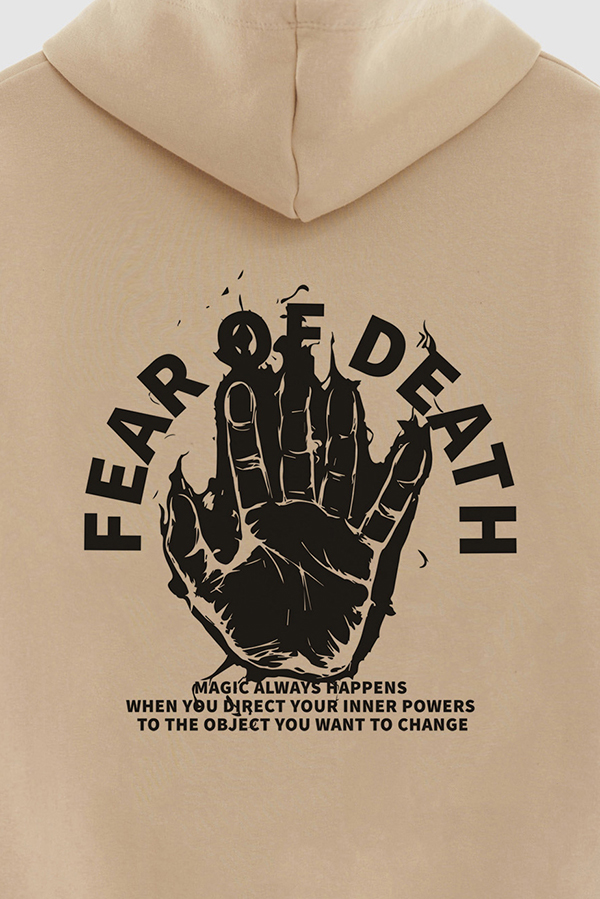 HOODIE ESTAMPADO URBAN FEAR OF DEATH