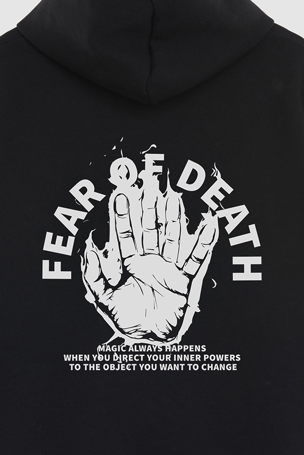 HOODIE ESTAMPADO URBAN FEAR OF DEATH