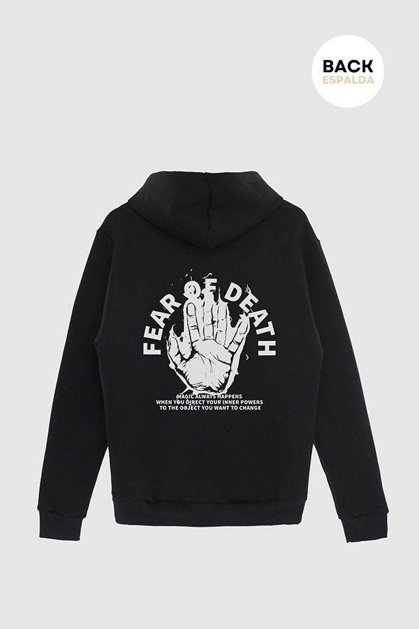 HOODIE ESTAMPADO URBAN FEAR OF DEATH