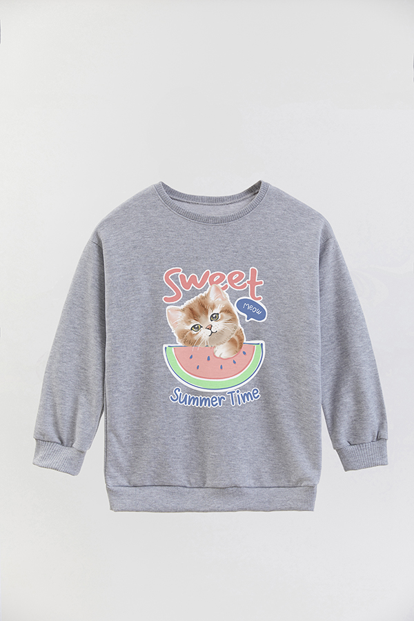 BUZO CREWNECK RUSTICO KITTY DREAMS SWEET
