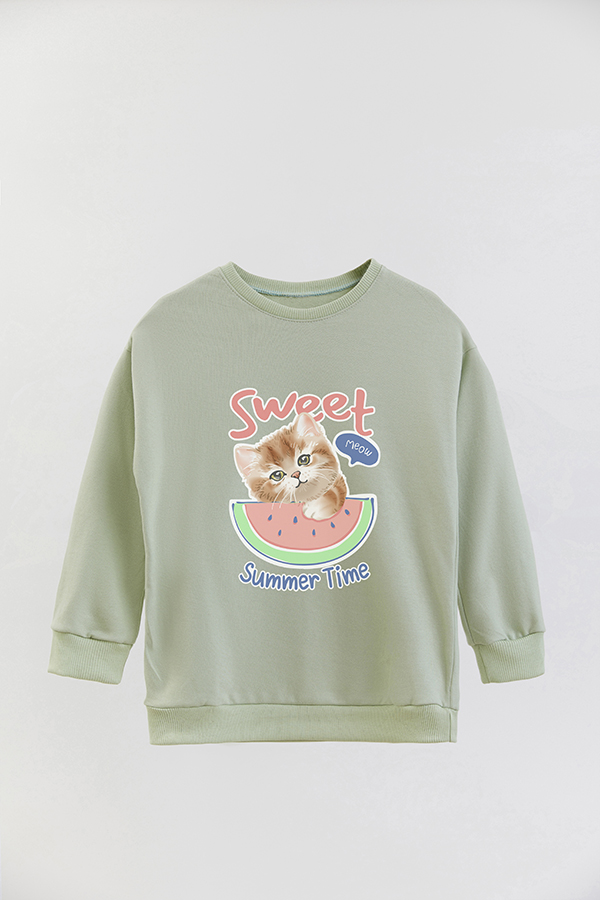 BUZO CREWNECK RUSTICO KITTY DREAMS SWEET