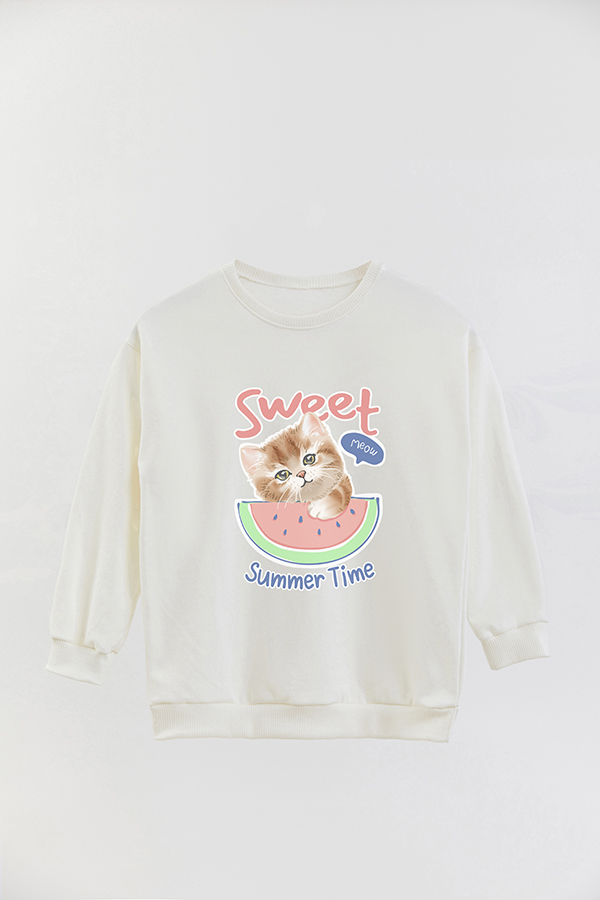 BUZO CREWNECK RUSTICO KITTY DREAMS SWEET