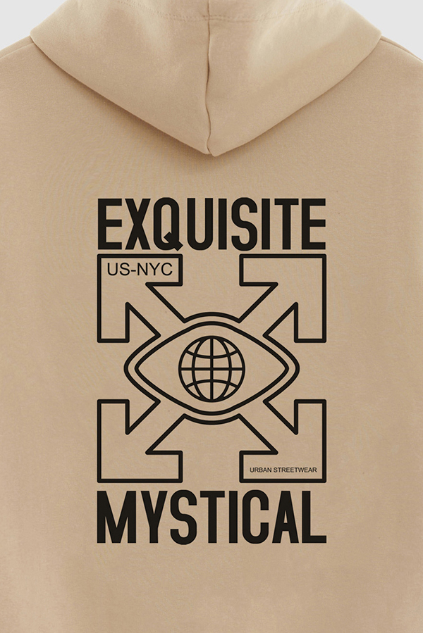 HOODIE ESTAMPADO URBAN EXQUISITE MYSTICAL