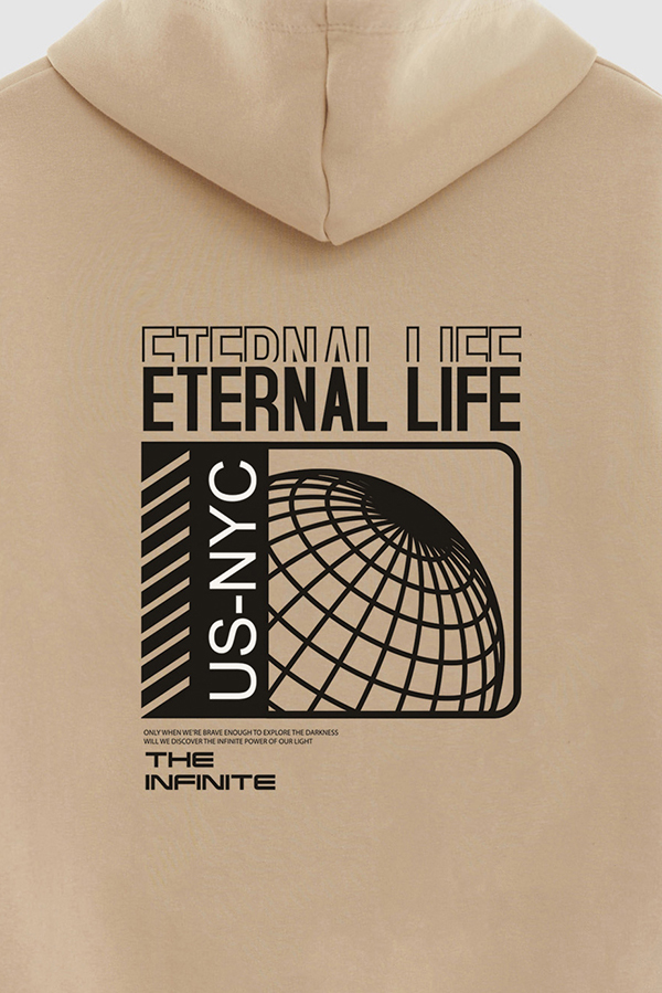 HOODIE ESTAMPADO URBAN ETERNAL LIFE