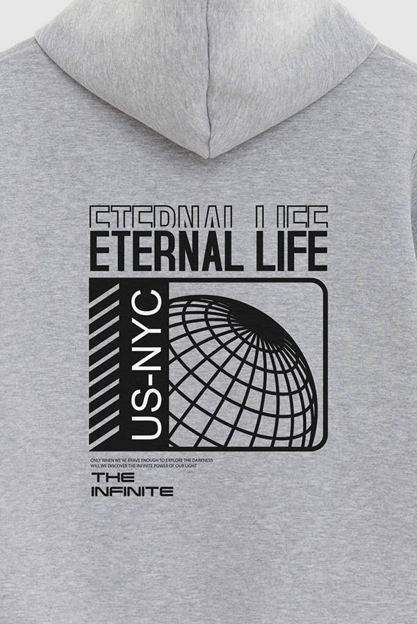 HOODIE ESTAMPADO URBAN ETERNAL LIFE