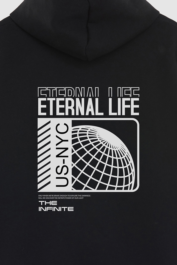 HOODIE ESTAMPADO URBAN ETERNAL LIFE