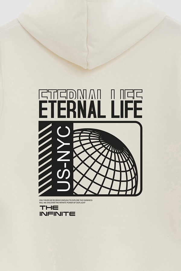 HOODIE ESTAMPADO URBAN ETERNAL LIFE