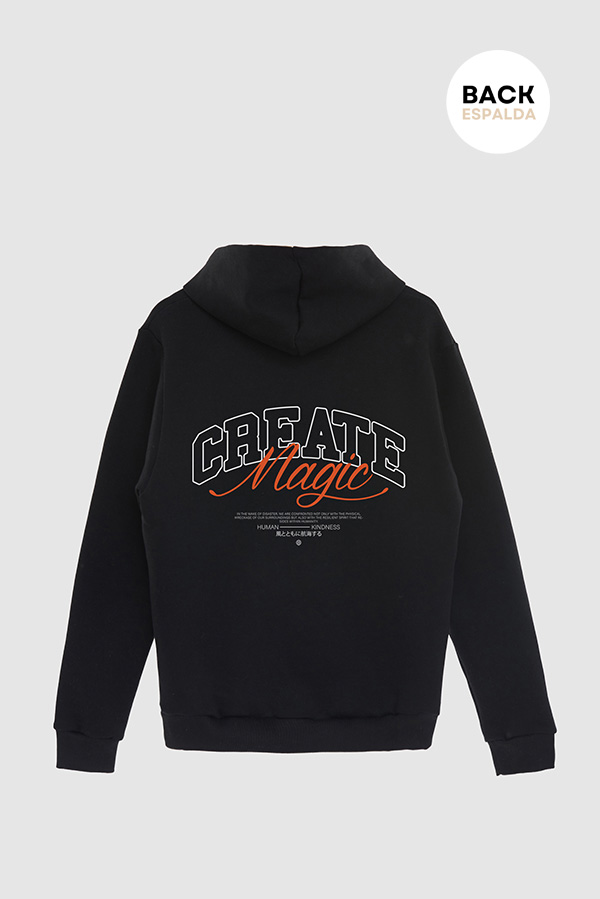 HOODIE ESTAMPADO URBAN CREATE MAGIC