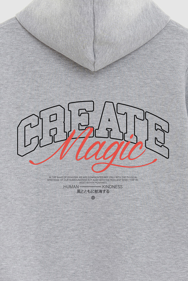 HOODIE ESTAMPADO URBAN CREATE MAGIC