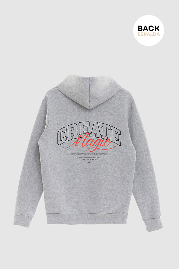 HOODIE ESTAMPADO URBAN CREATE MAGIC