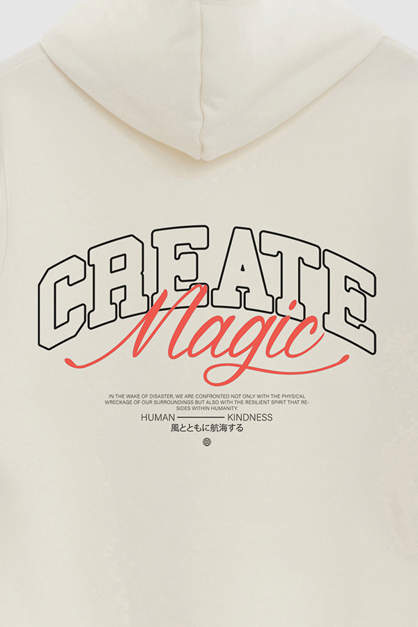 HOODIE ESTAMPADO URBAN CREATE MAGIC